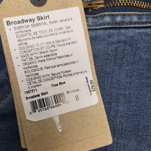 NWT prAna Broadway Skirt in True Blue - Picture 4 of 9